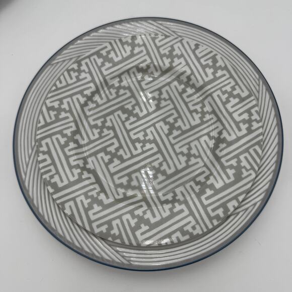 Vintage Salad Plates in Twill Blue by Dansk Set of 4, 9 inch - Picture 5 of 10